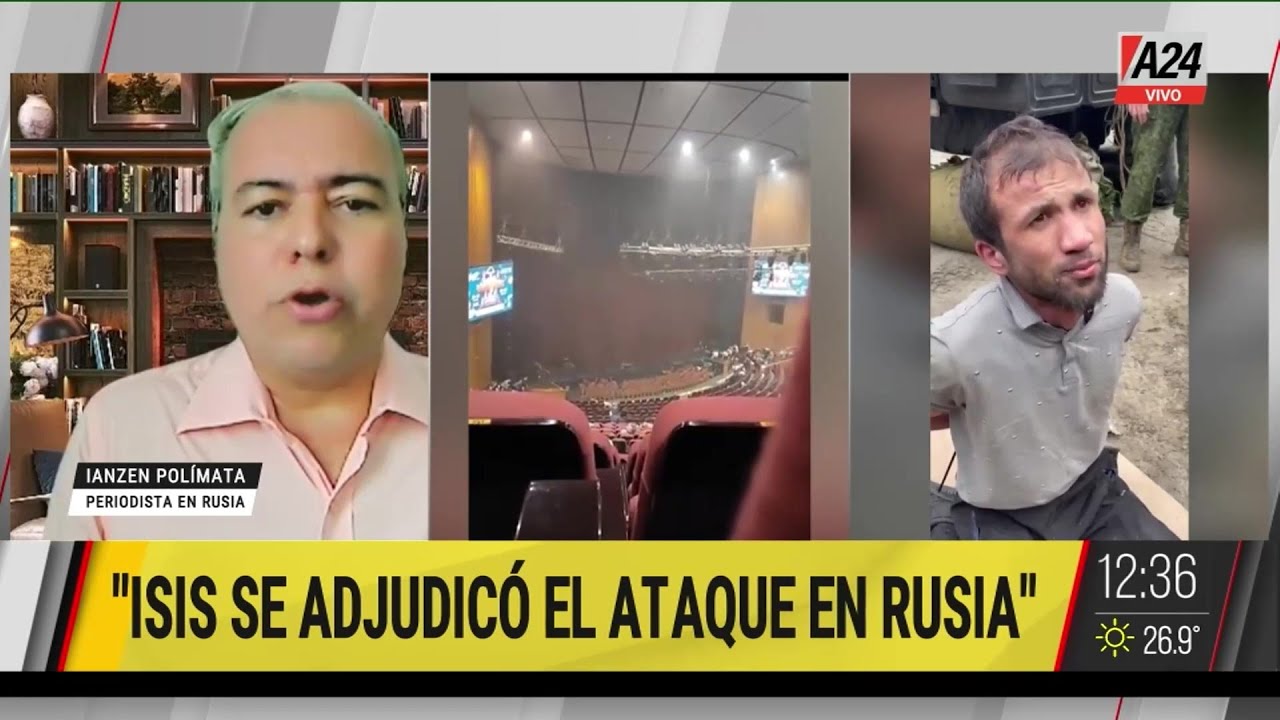 🔴 ISIS se adjudicó el ataque terrorista en Moscú