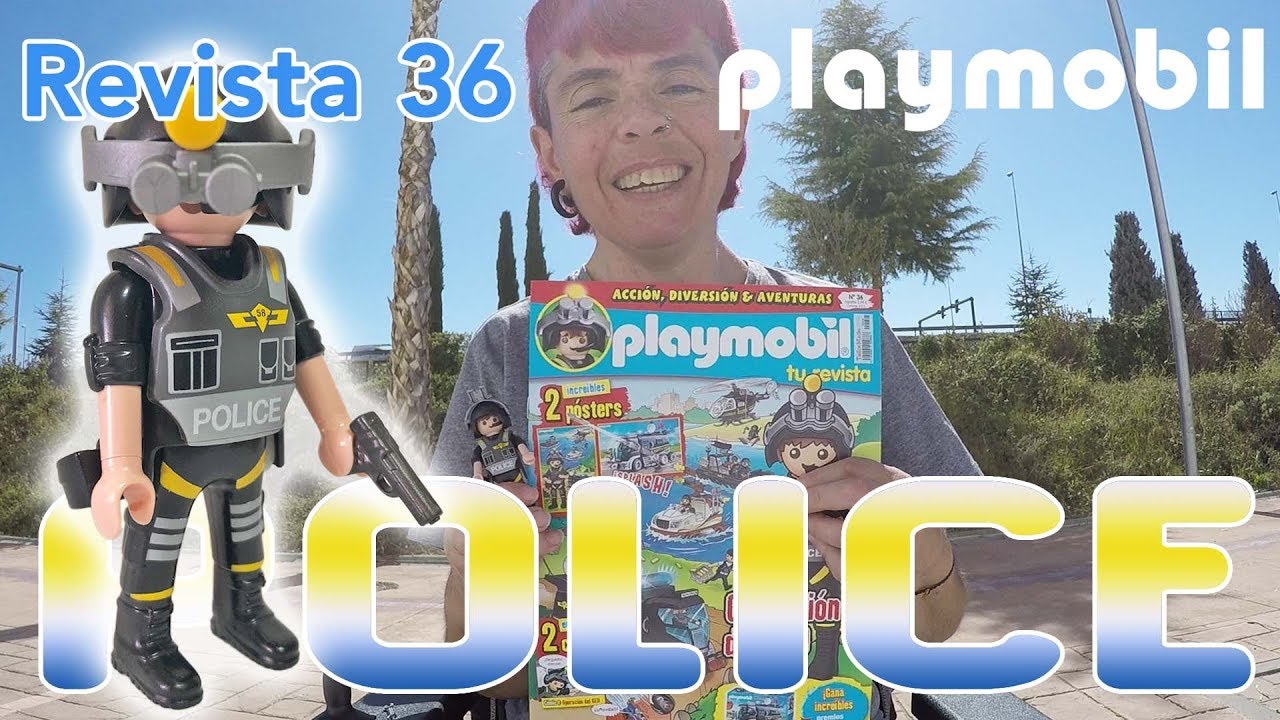 REVISTA PLAYMOBIL Nº36 con Policía GEO