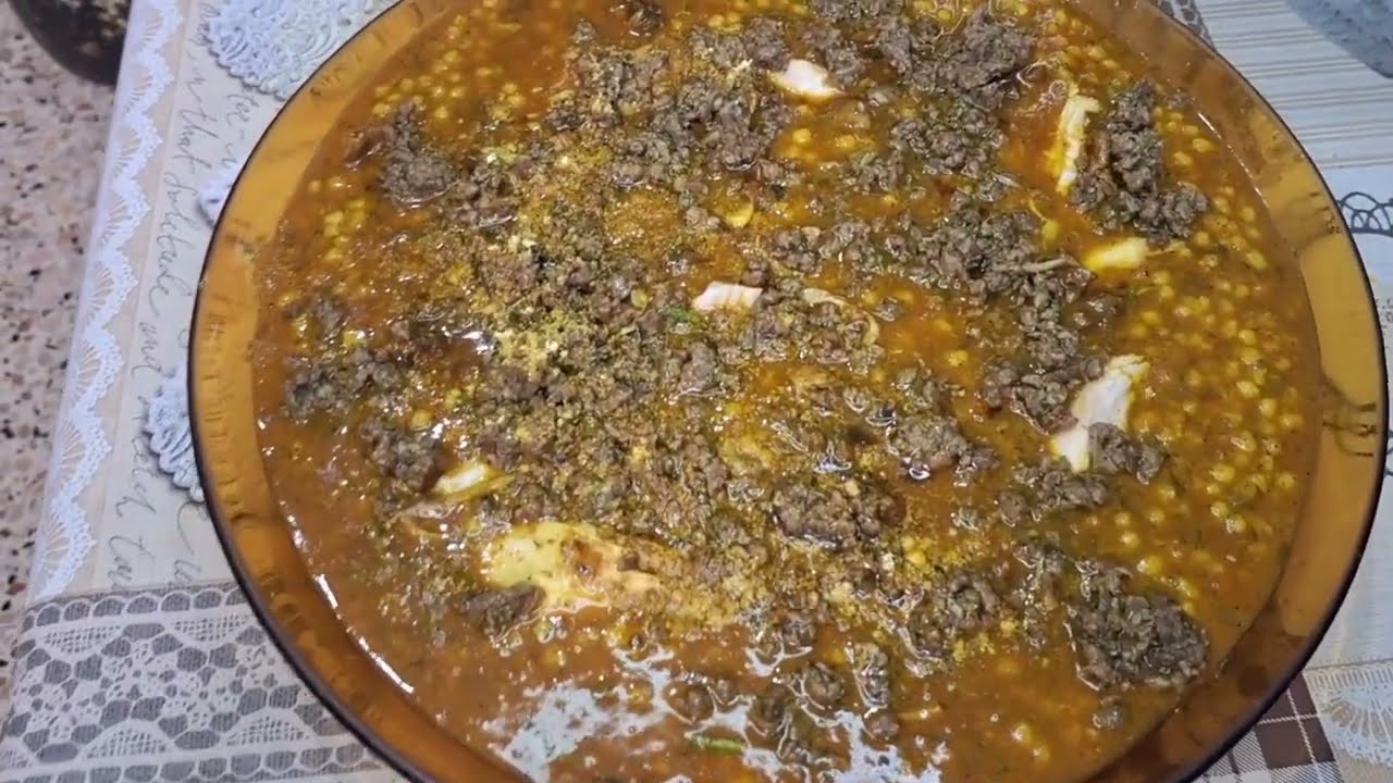 بركوكس بالتعمير على طريقة التقليدية من أبن أطباق التقليدية في الغرب 🤤👌😋#بركوكس #بركوكس الغرب#التعمير