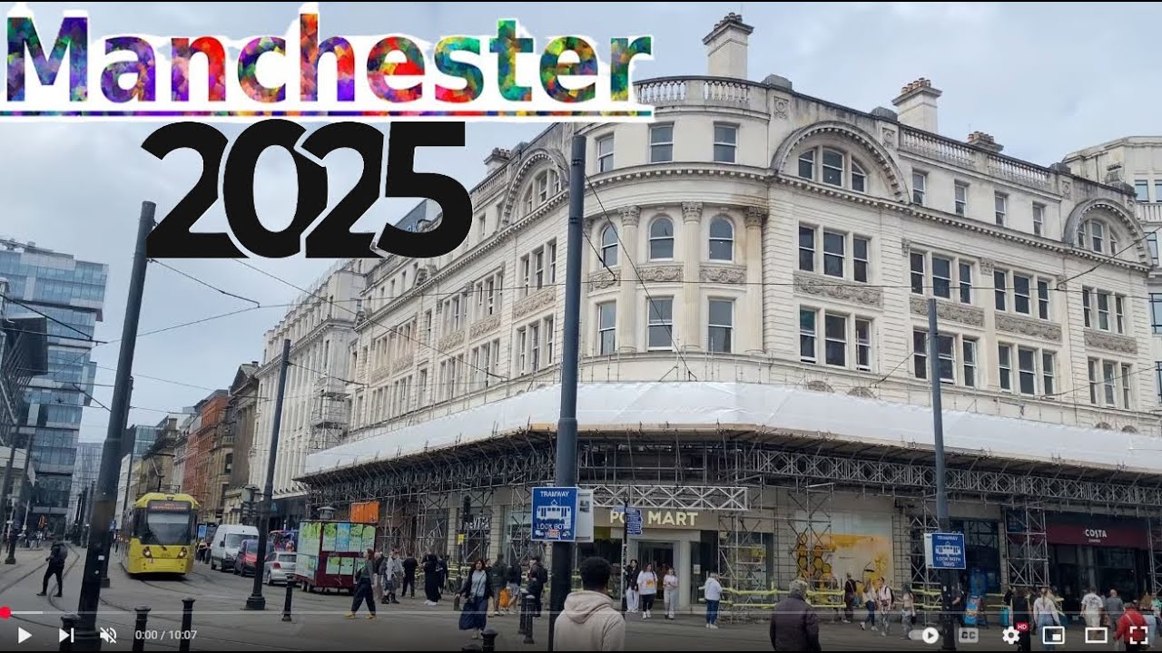 WALKING TOUR IN MANCHESTER ARNDALE CENTRE SHOPPING MALL
