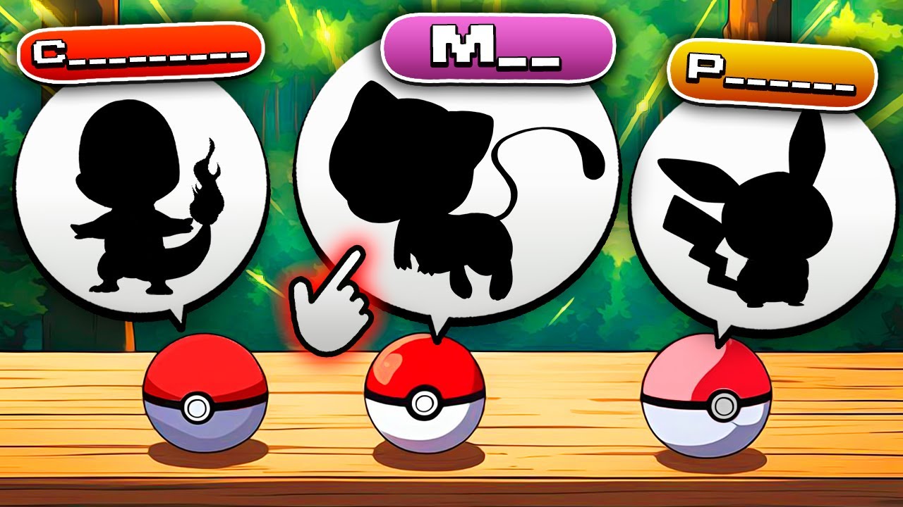 Eligiendo POKÉMON INICIALES pero SOLO conocemos SU PRIMERA LETRA 🔠✅