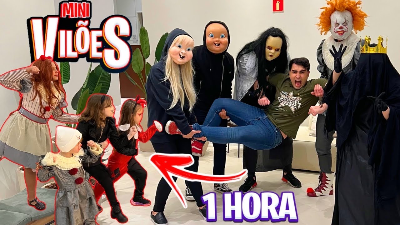 VÁRIOS VÍDEOS DOS FILHOS DOS VILÕES AJUDARAM A SALVAR O FELIPE DOS SUPER VILÕES EM 24 HORAS !!!