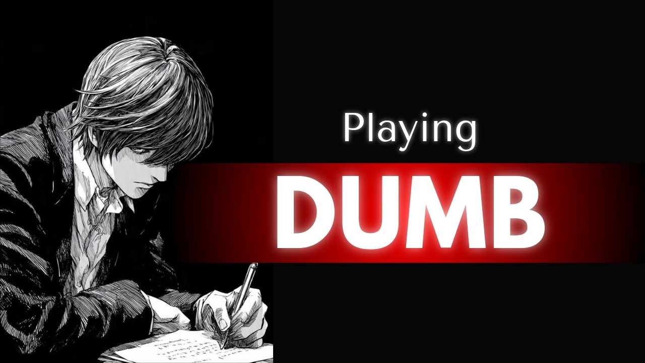 Let Them Think You're Dumb (Dark Psychology Secrets)