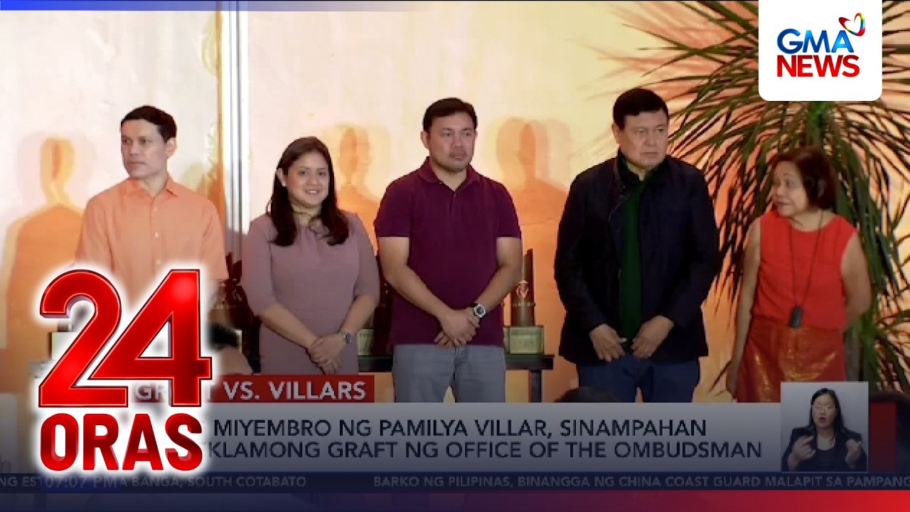 Ilang miyembro ng pamilya Villar, sinampahan ng reklamong graft ng Office of the Ombudsman | 24 Oras