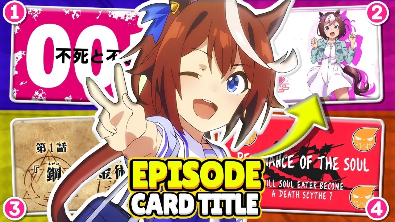 🎴 Guess The Anime By Its EPISODE 1 Title Card | Anime Quiz | [SUPER EASY - HARD]