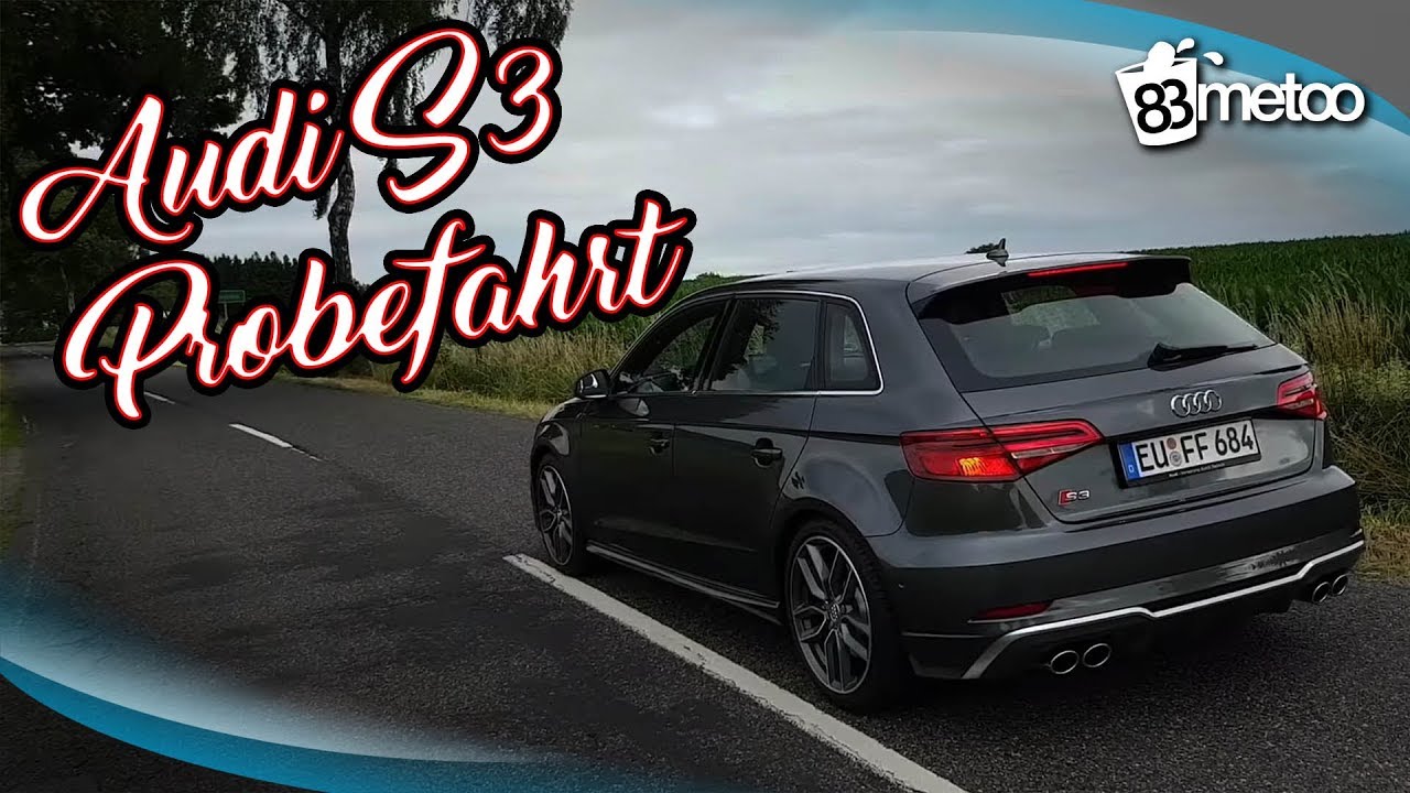 Audi S3 Sportback 2017 Probefahrt | Audi S3 2017 Launch Control Sound Exhaust | Audi S3 Facelift