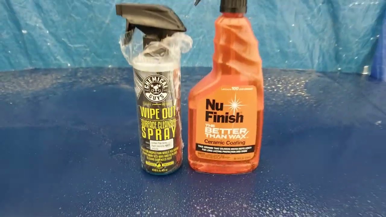 nu finish ceramic coating vs chemical guys surface prep spray how tough is nu finish ceramic coat