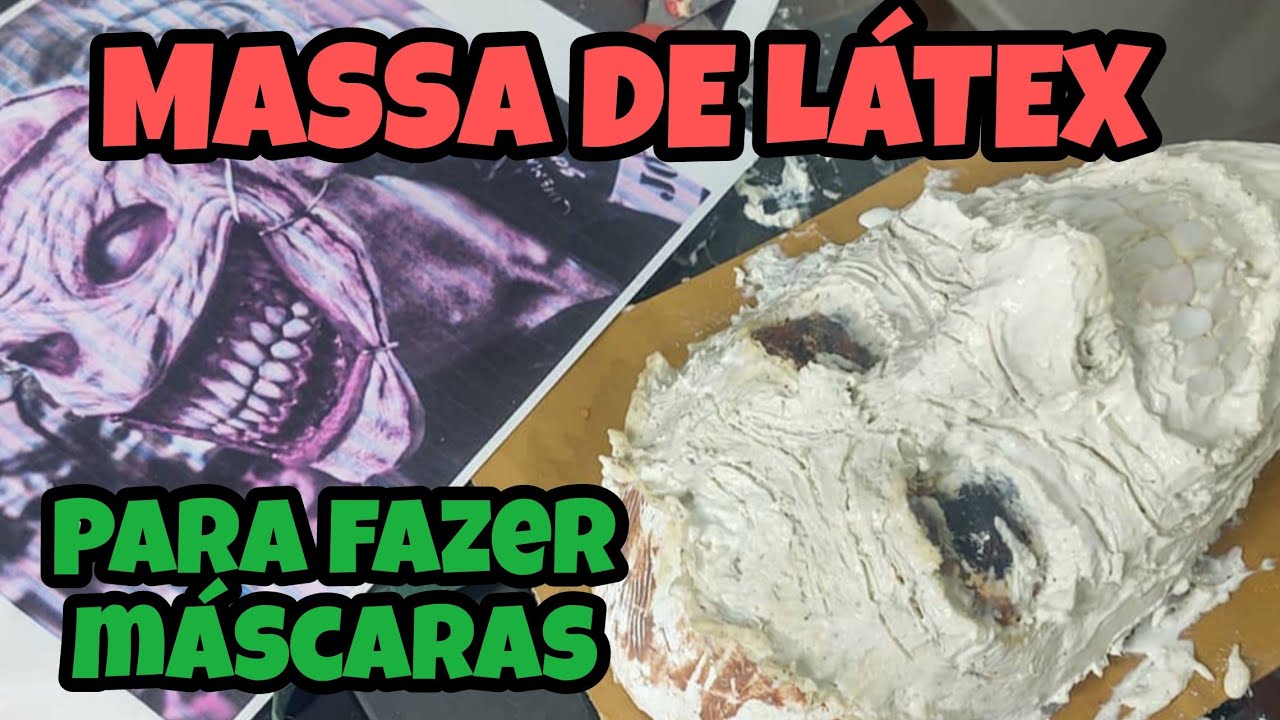 COMO FAZER MÁSCARA COM MASSA DE LÁTEX (Projeto Makeup FX)