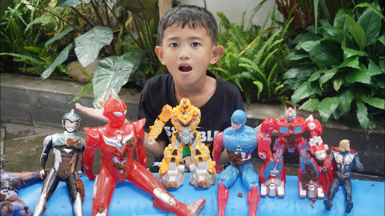 ALI BERBURU MAINAN 🎉 ADA ULTRAMAN | Ali vlog