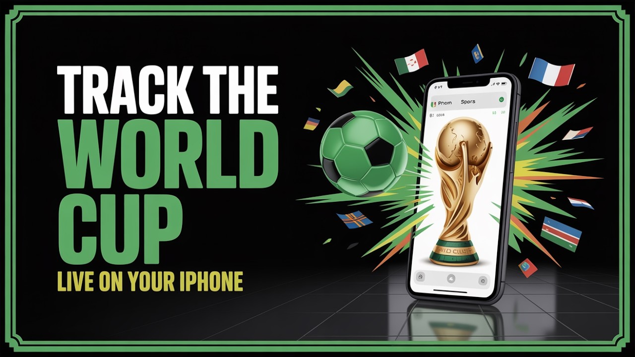 How to Track the 2026 World Cup on Your iPhone with Apple Sports