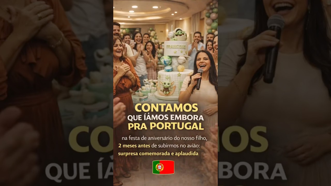 A festa de anivers&aacute;rio que virou despedida | Brasil para Portugal 🇵🇹