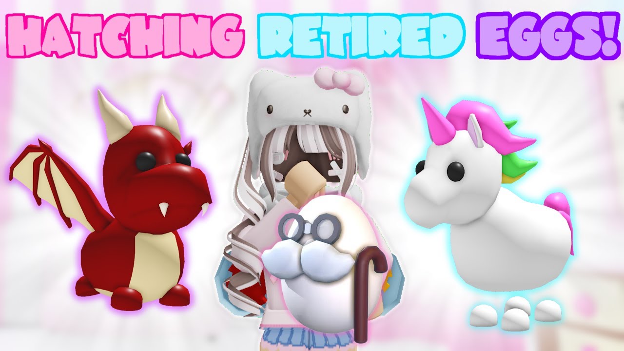 Hatching 40 Retired Eggs! | Roblox Adopt Me Unicorn | Riivv3r