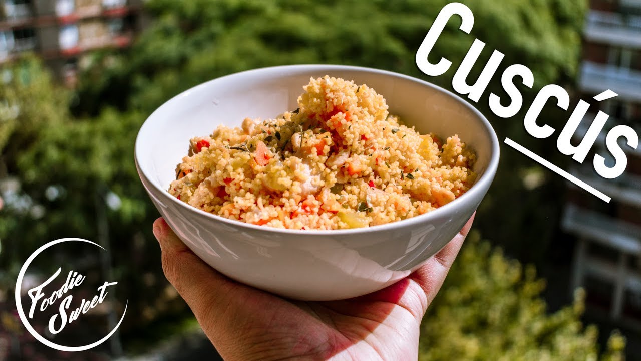 Cuscús con verduras y salmón