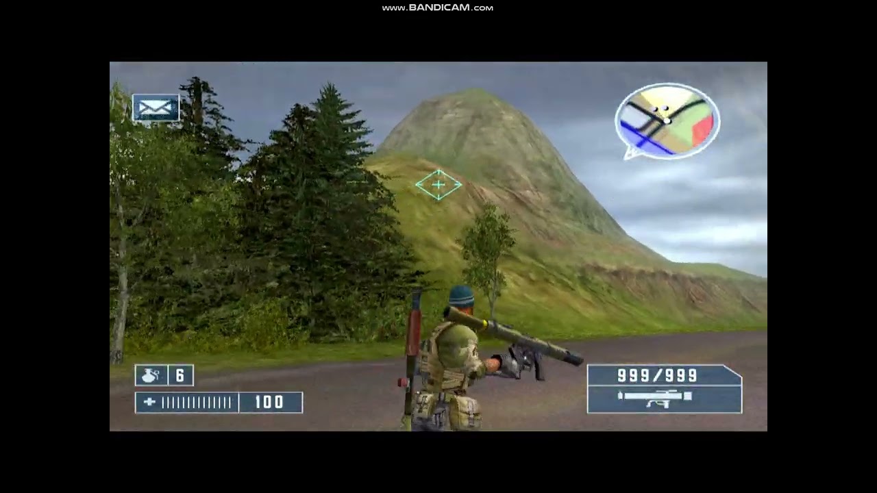 Fatman Nuke On Mercenaries 1 PS2