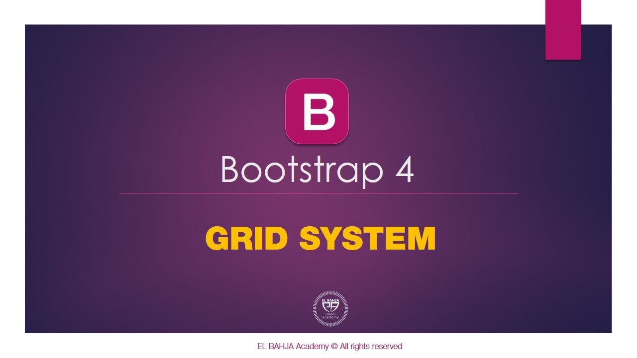 03 - Grid System : Bootstrap 4 (Darija)