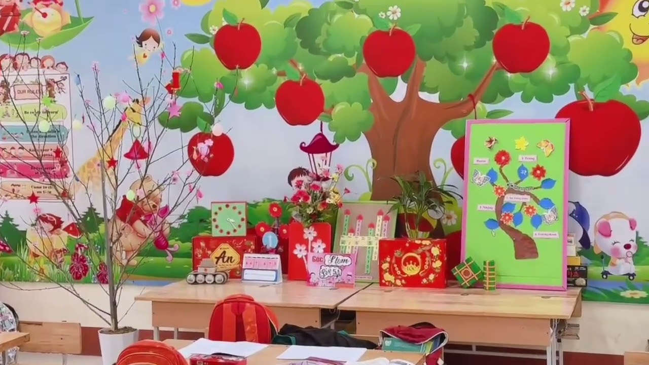 TRƯỜNG TH SA LUNG - TRANG TRÍ LỚP HỌC CHÀO XUÂN 2026