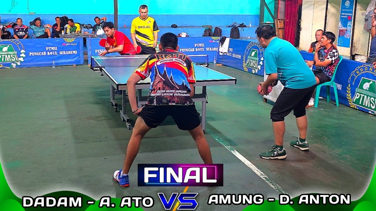 FINAL Dadam / Ade Ato VS Deden Aton / Amung Turnamen Tenis Meja RENGGANIS DOUBLE 2025