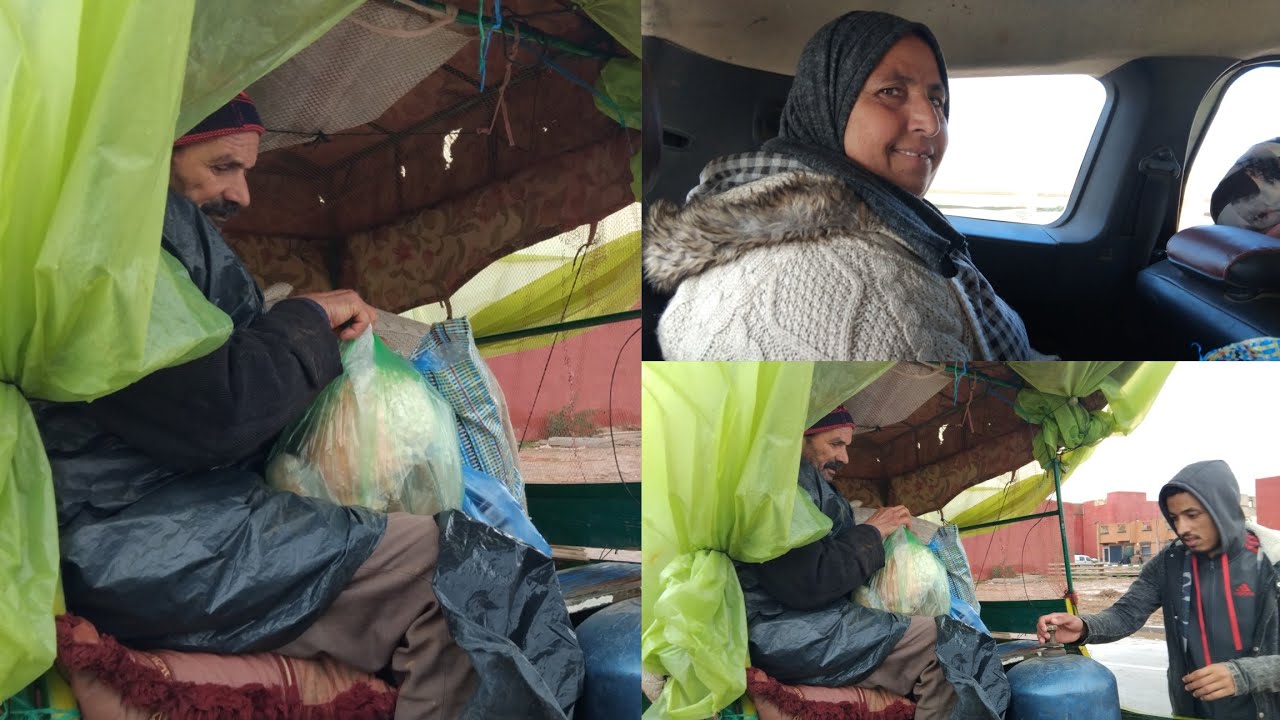 أمطار غزيرة 🤷شداتنا في الفيلاج وتقطعات علينا طريق🫡هذا الحل للقينا 