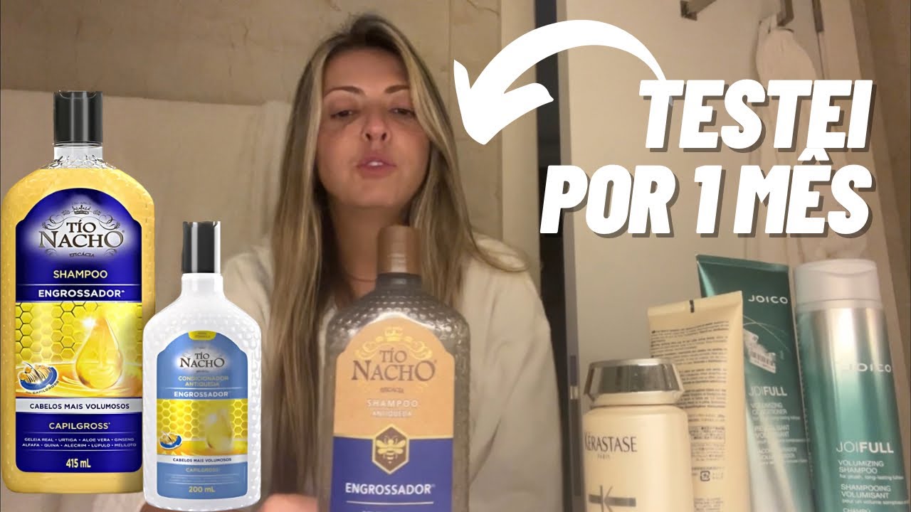 Resenha TIO NACHO Engrossador x Densifique KÉRASTASE x JOICO Joifull Volume