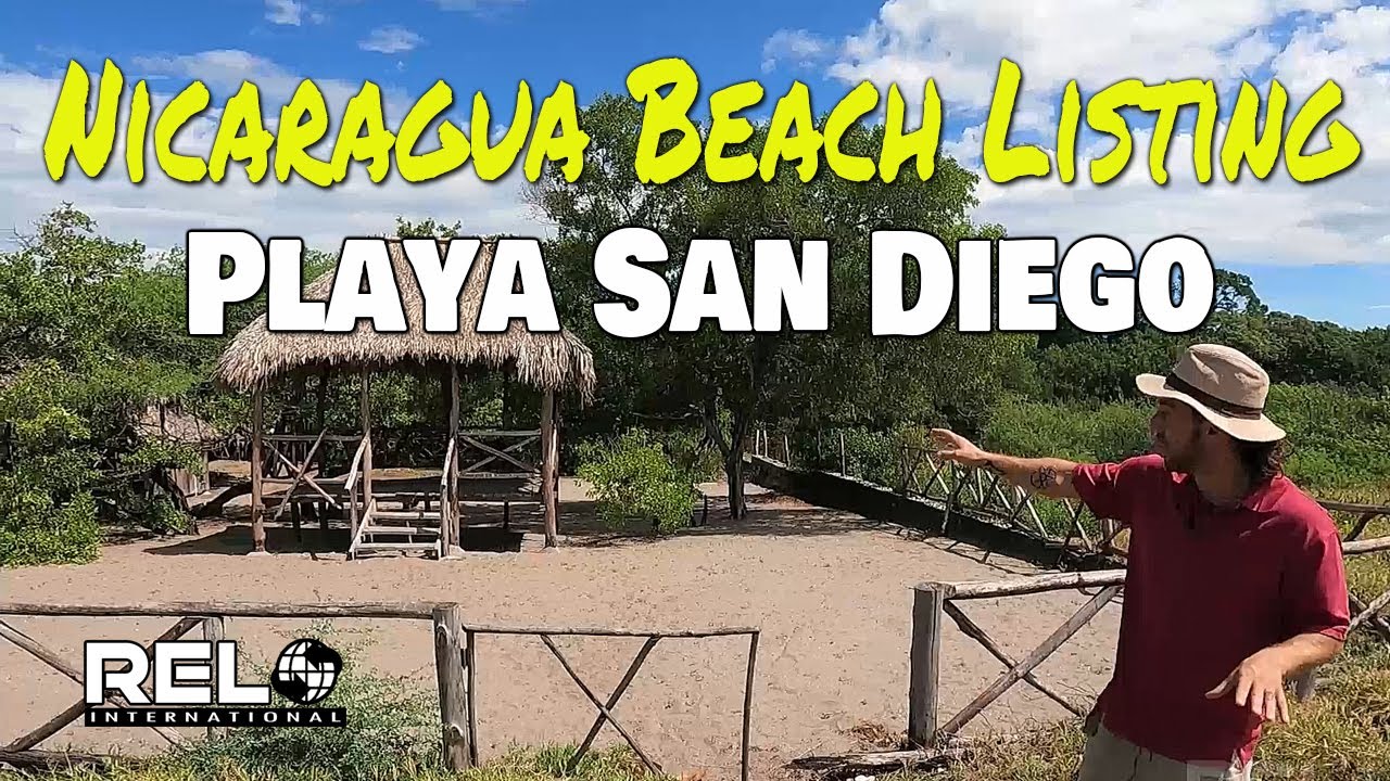 Beachfront in Nicaragua. Playa San Diego. Relo International - Real Estate and Property Sales.