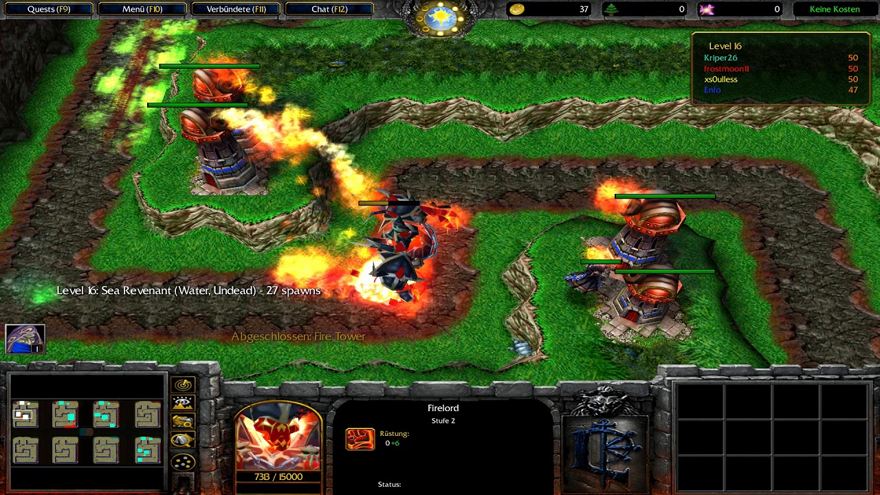 warcraft 3 element td (hard)