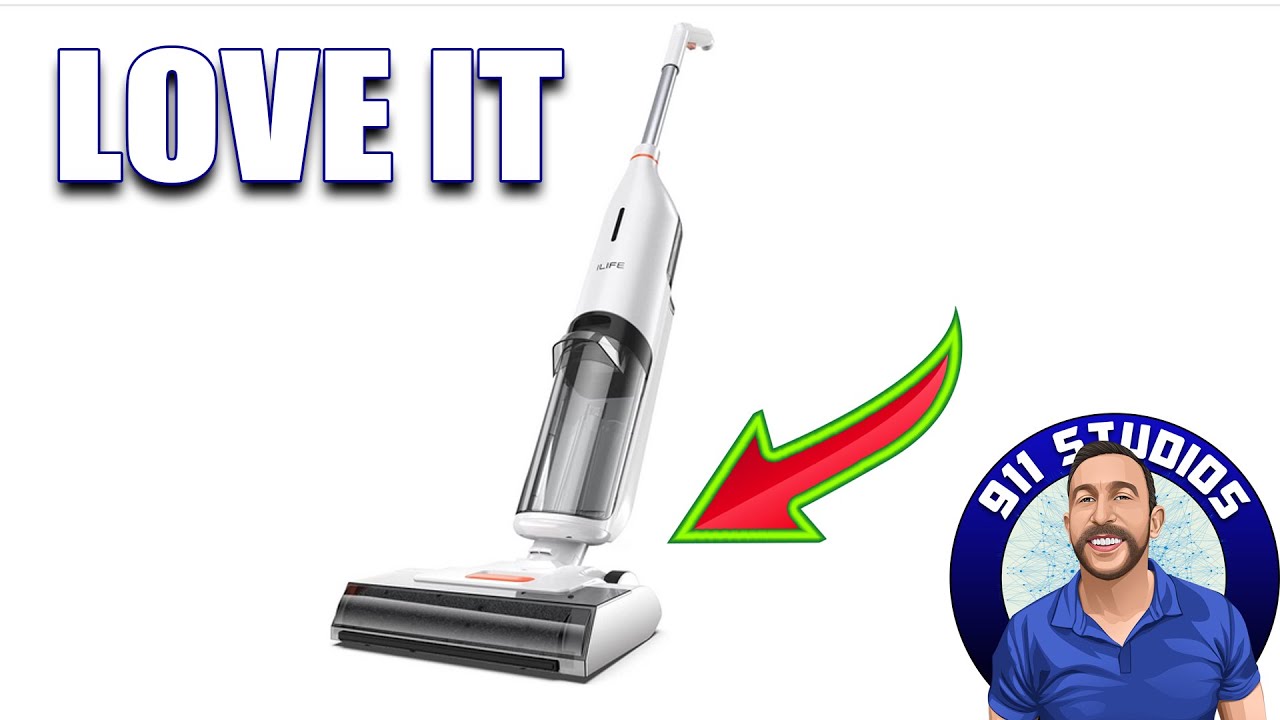 ILIFE Wet Dry Vacuum Cleaner - W90 Smart Cordless Floor Cleaner