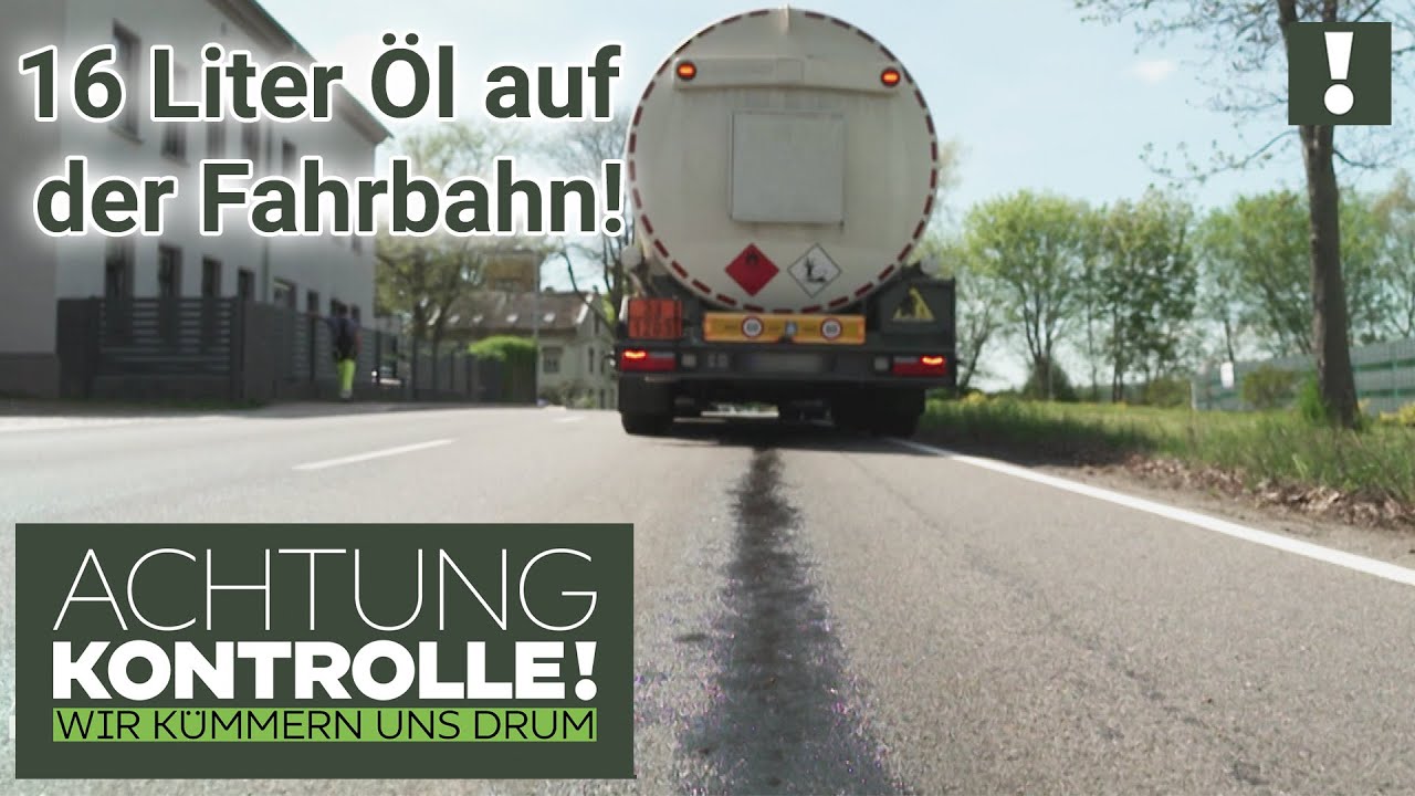 200 Meter RUTSCHBAHN! 250.000€ Ölspurmaschine im Einsatz!  | Achtung Kontrolle