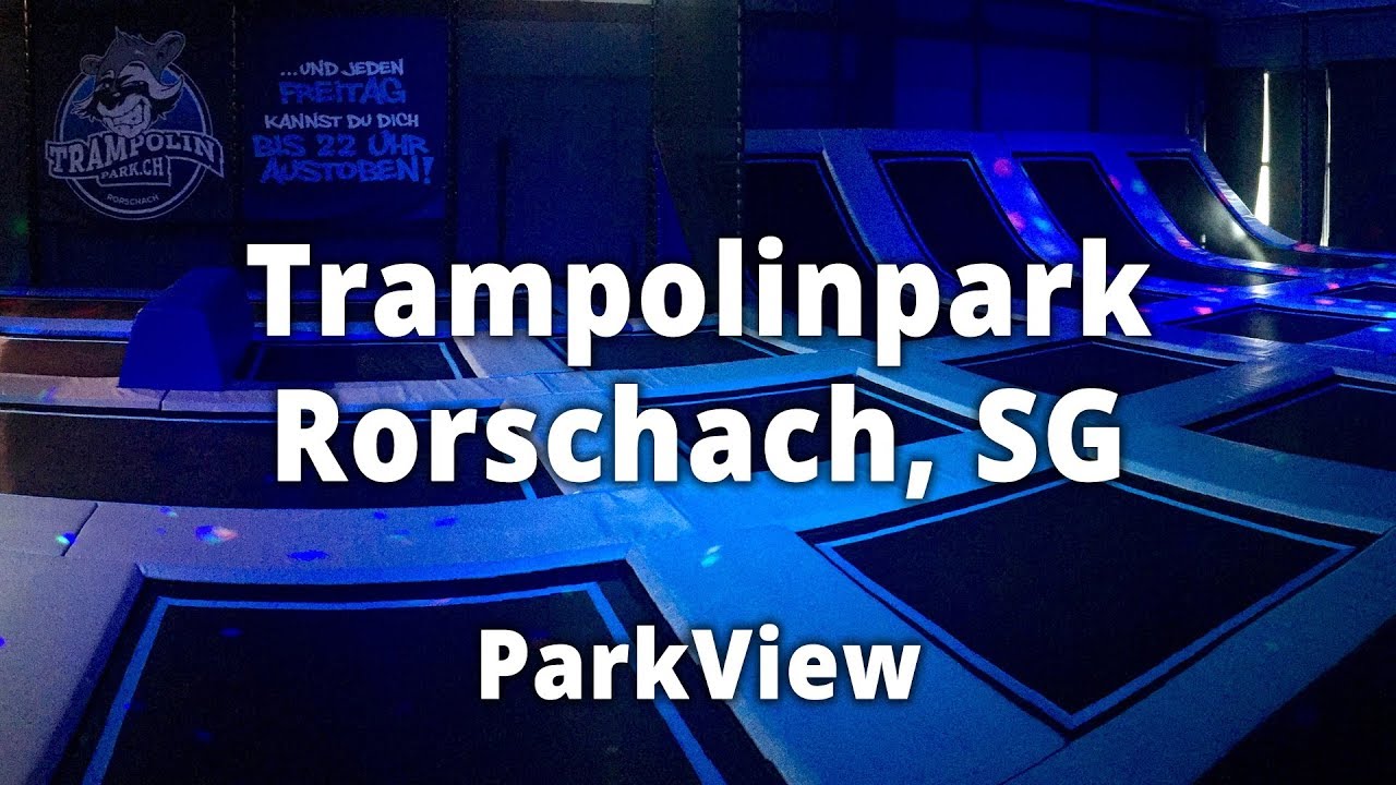Trampolinpark Rorschach, SG / Schweiz (Trampolinhalle, Ninja-Course, Parkour | #ParkView Tour 122)
