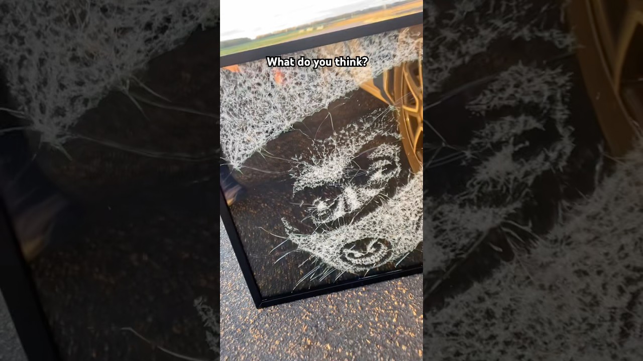 Broken glass artist Roman Bondar! #design #art #artist #painting #helpmemakethismakesense