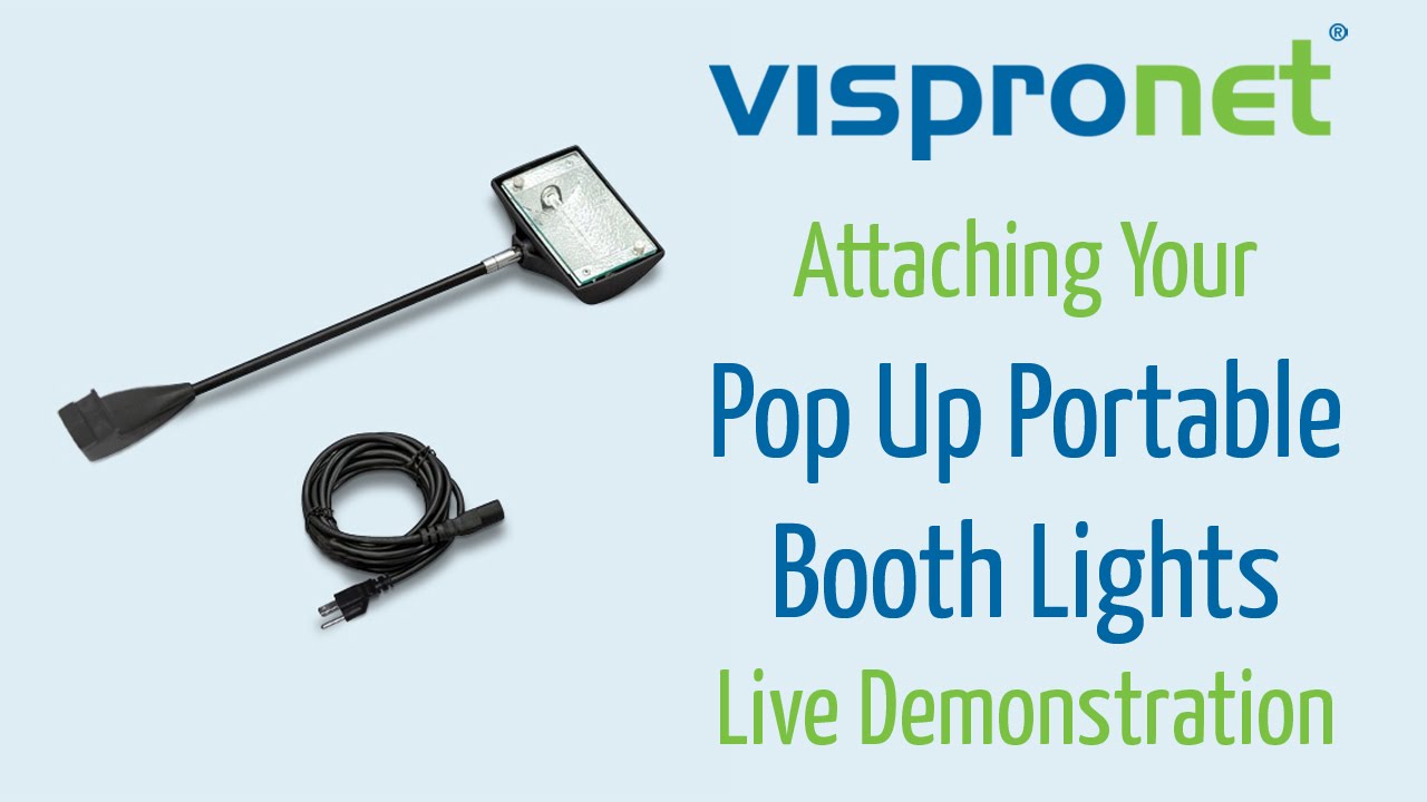 Display Lights Attachment - Pop Up Portable Booth Lights