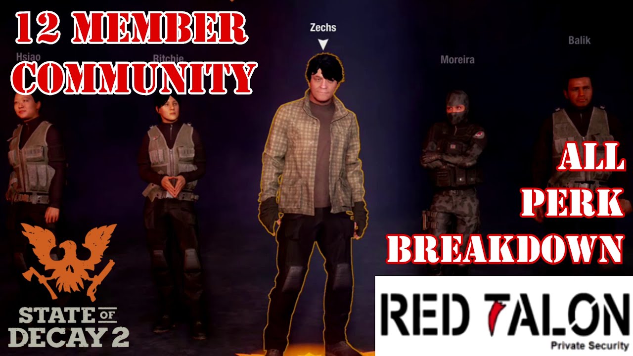 12 Red Talon Community // All Perks Breakdown
