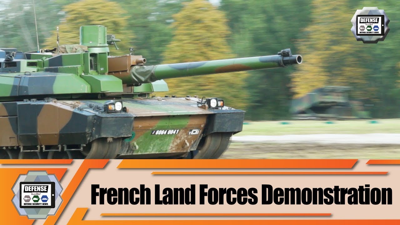French army live mobility demonstration with all the major combat armored and tactical vehicles