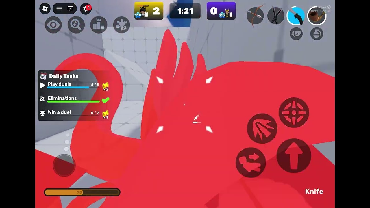 Using my knew knife skin I just got 