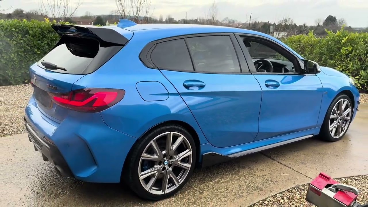 2019 New shape BMW M135i xDrive for sale Misano blue walk round video