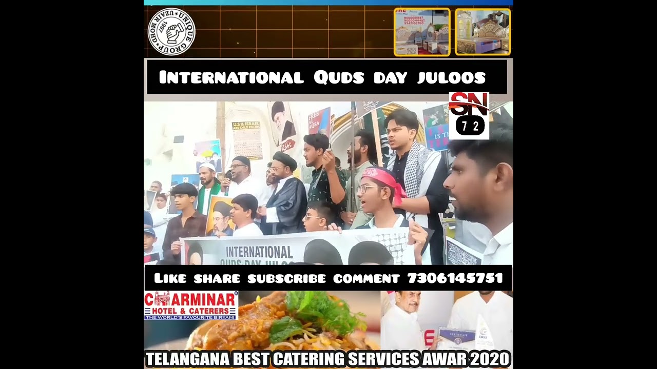 International Quds Day juloos From Darushifa Hyderabad 