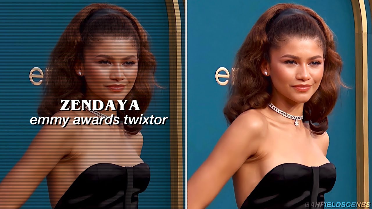 zendaya at the emmy awards | twixtor scenepack