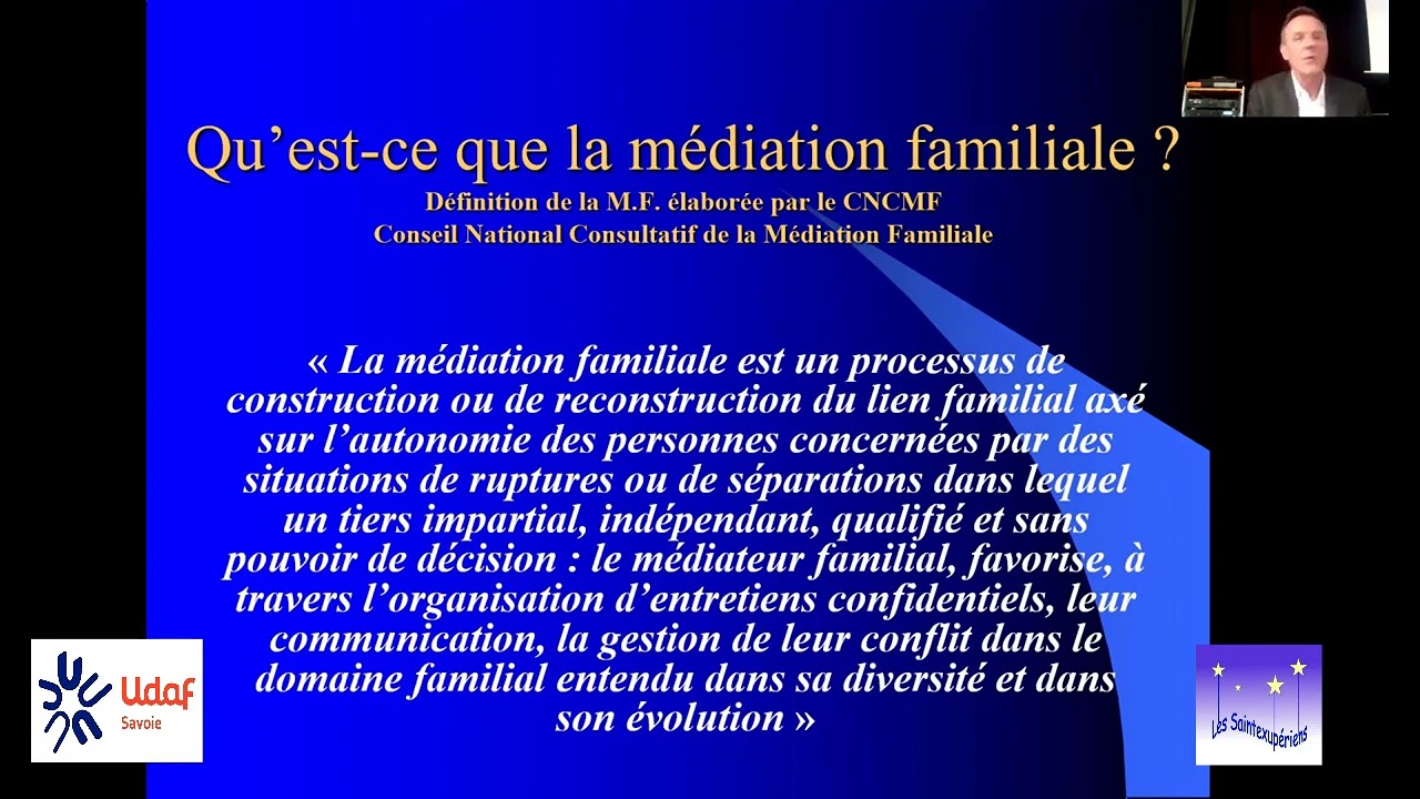 Entretien avec le médiateur familial