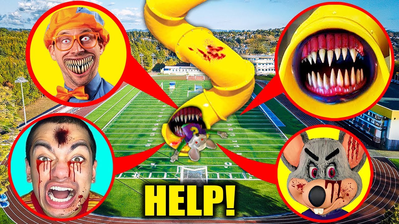 SLIDE EATER EAT BLIPPI EXE , ARCADE CRANIACS , SONIC.EXE & CHUCK E CHEESE.EXE (FULL MOVIE)