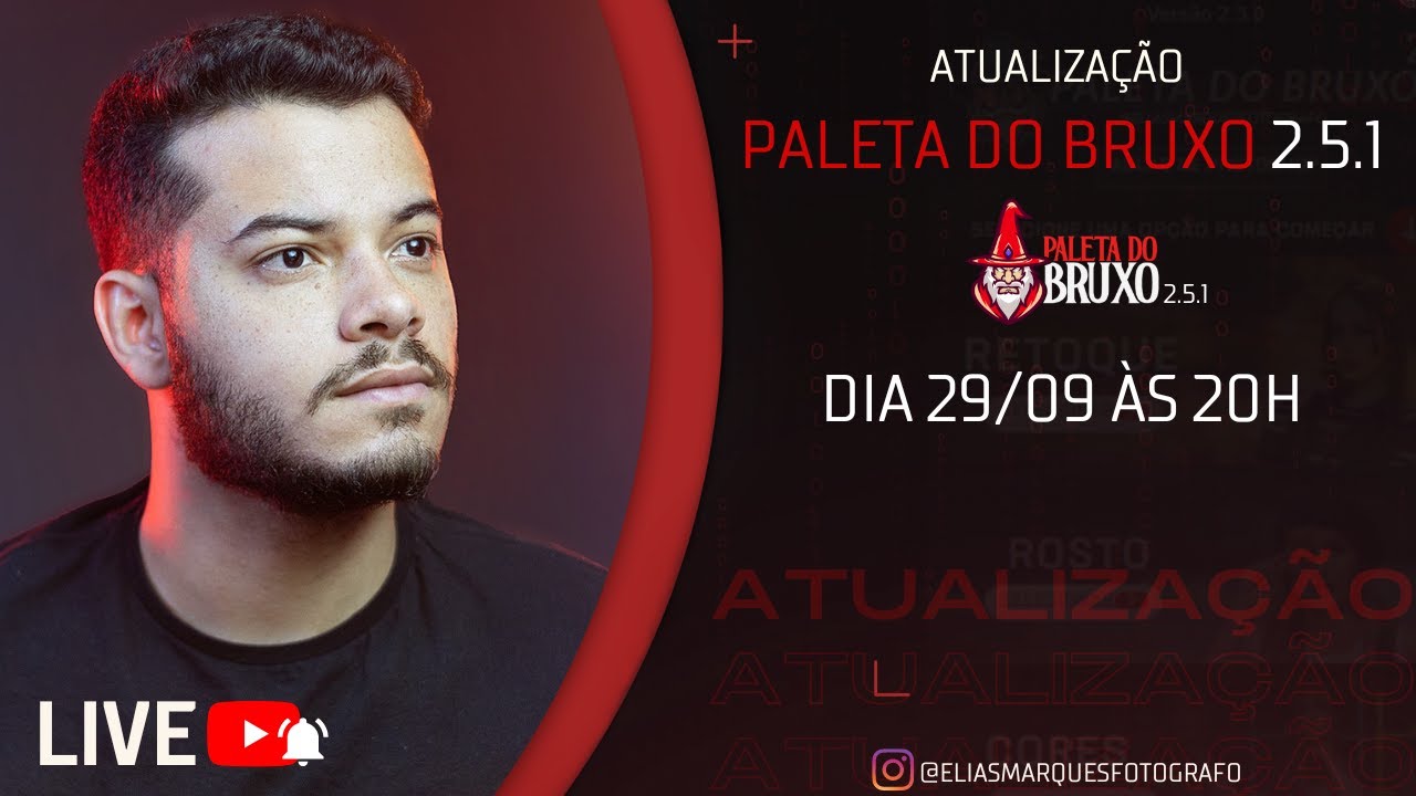 LIVE - ATUALIZAÇÃO PALETA DO BRUXO 2.5.1 PARA TODOS USUARIOS