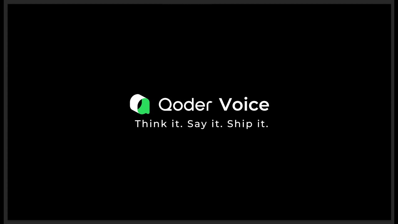 Qoder Voice: Talk to your agent the way you talk to a teammate