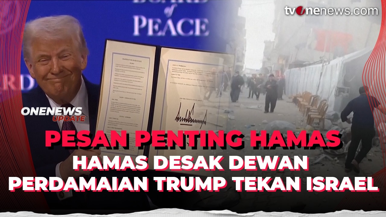 Genosida Masih Berlanjut, Hamas Minta Board of Peace Hentikan Israel | OneNews Update