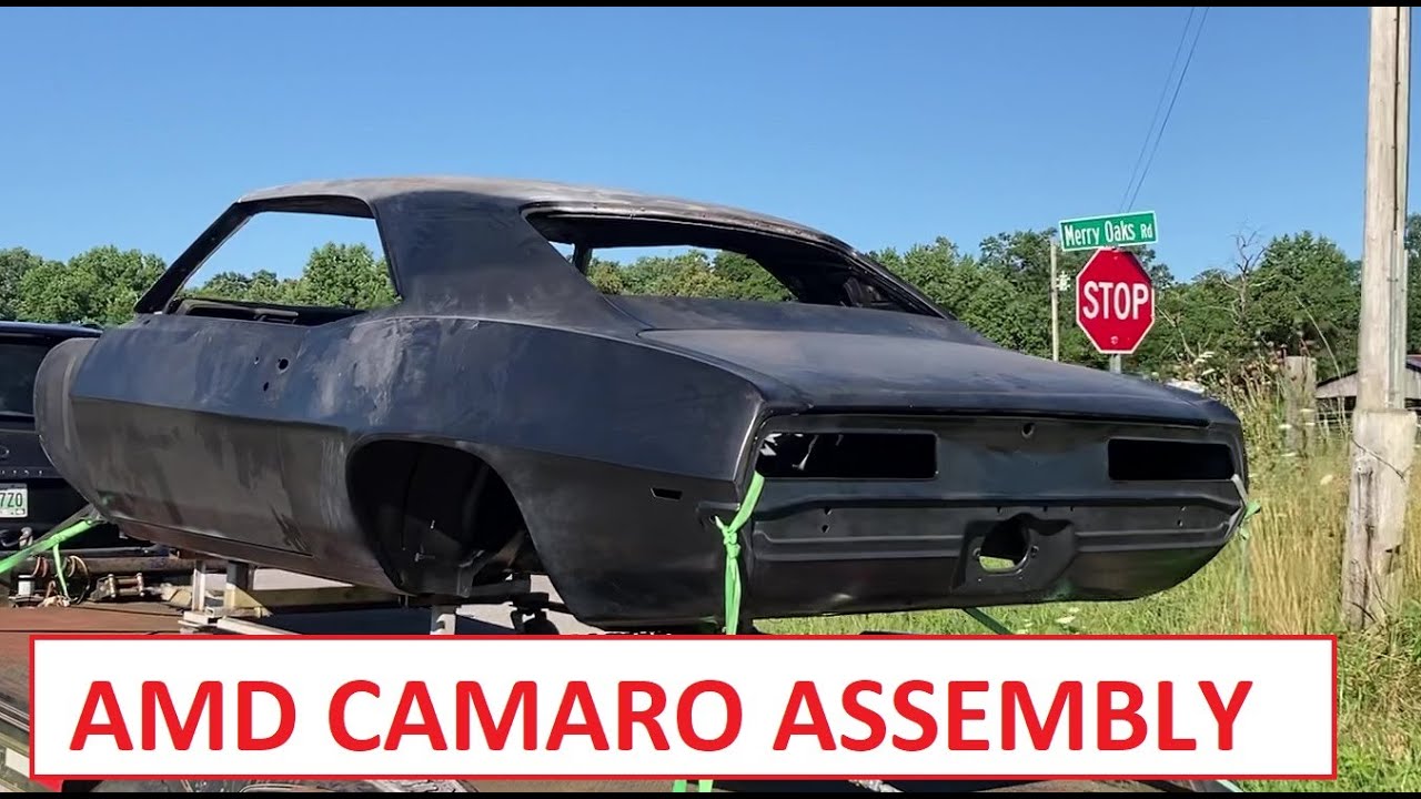Сборка кузова Camaro 1969 года с использованием деталей AMD