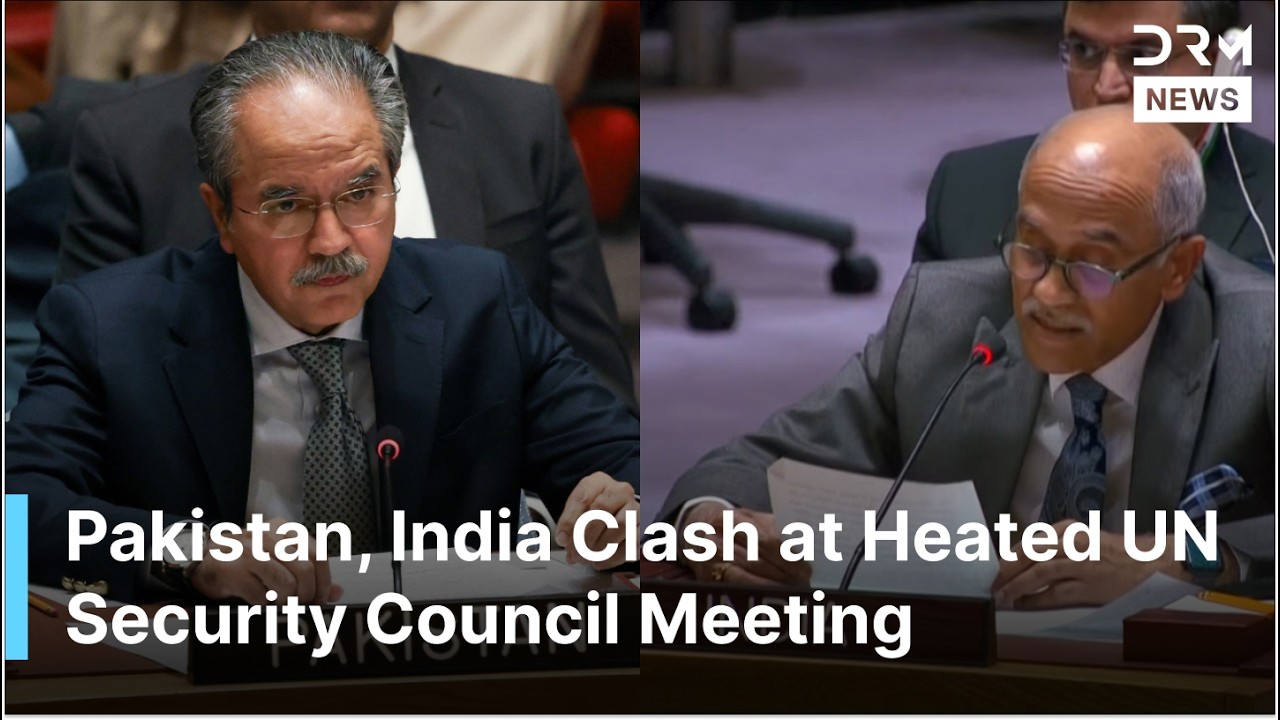 FIERY CLASH: Pakistan and India Trade Accusations in Heated UN Security Council Clash | AC1G