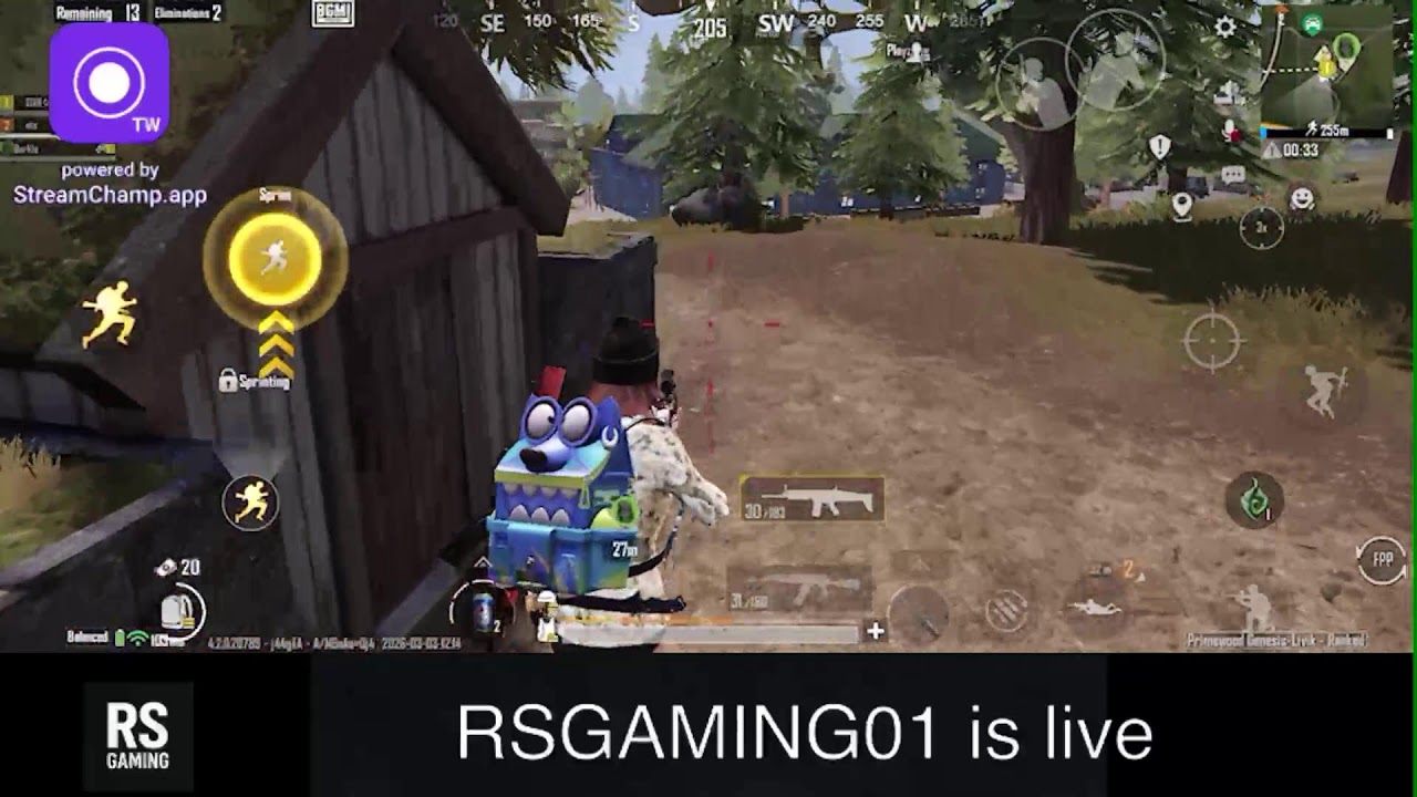 Broadcast powered by StreamChamp