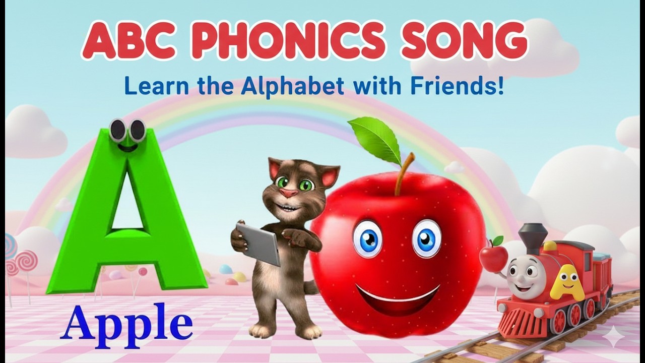 ABC Phonics Song | Learn the Alphabet with Friends! #toddlers  #alphabet