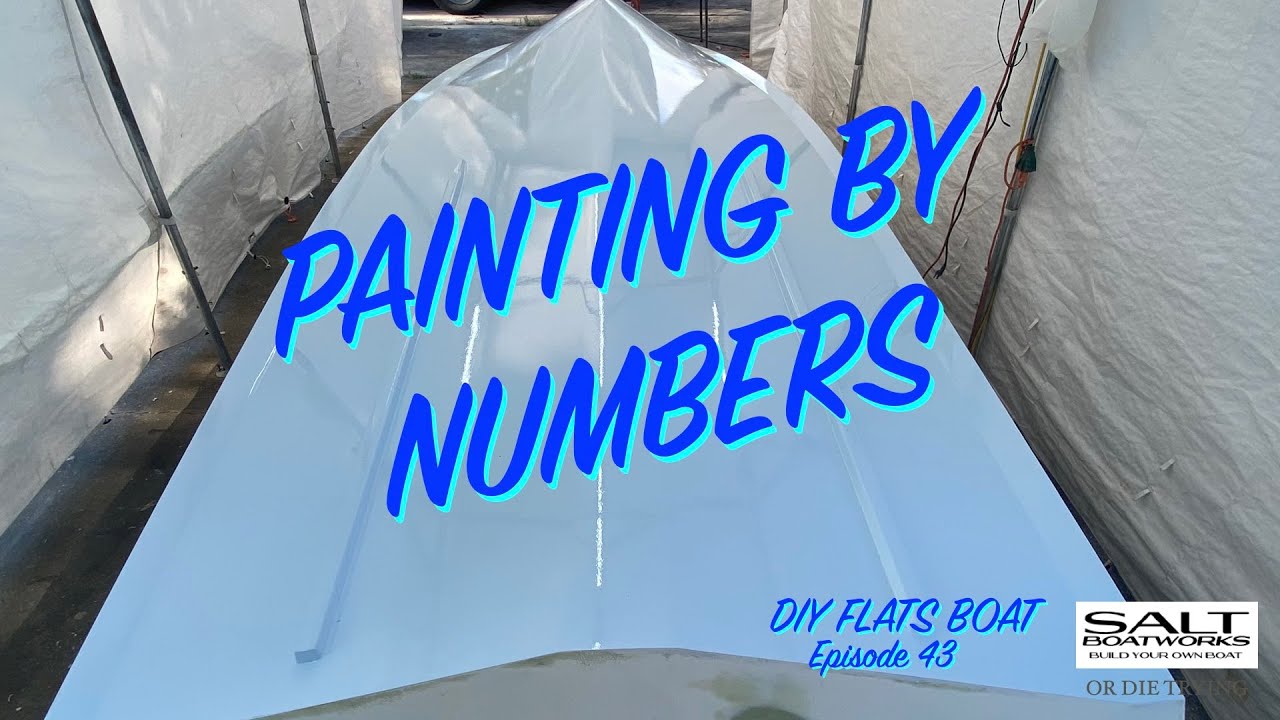 43. DIY Boat Building: Blue Paint Hits the Hull