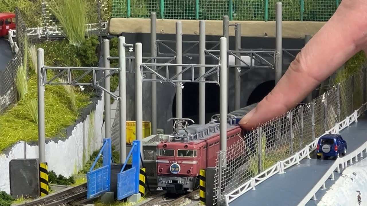 【Nゲージ ジオラマ 製作】 下関関門トンネル  [N-scale diorama production] Shimonoseki Kanmon Tunnel in Japan