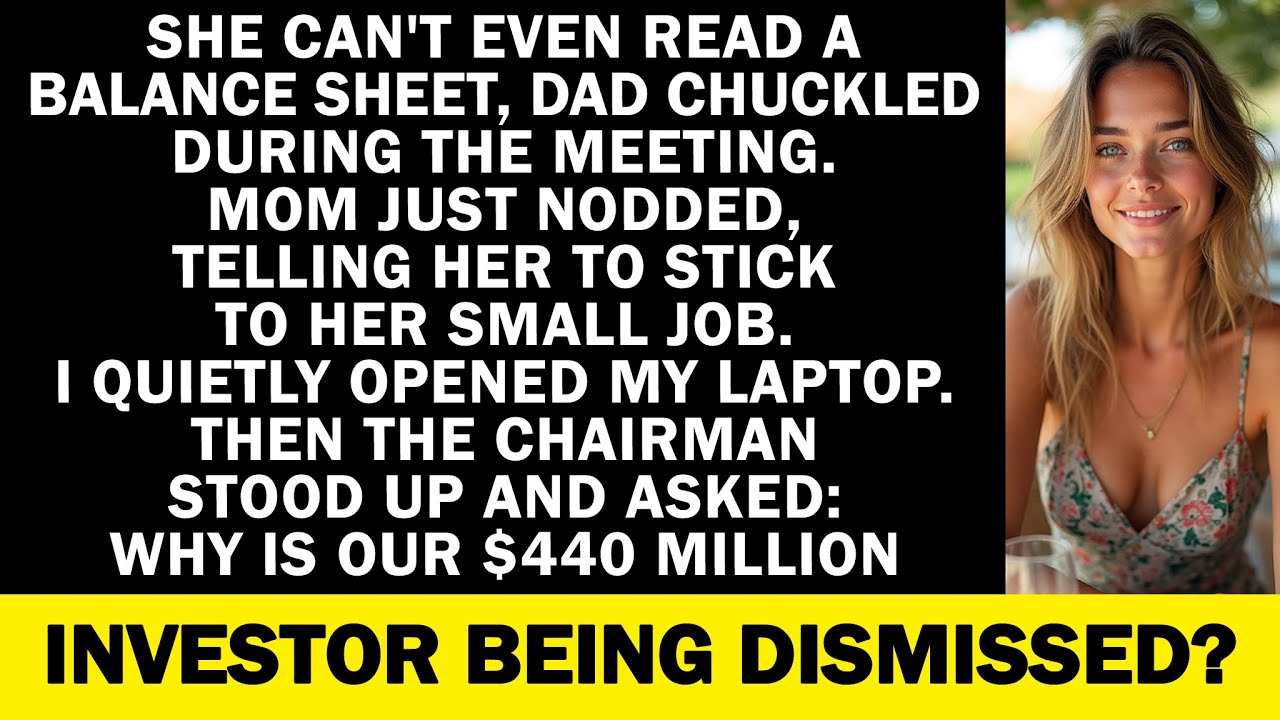 Parents said 'You’ll never understand business' — then met the company’s biggest investor.