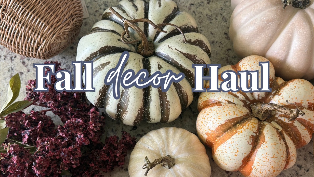 NEW Fall Decor Haul 2026 | Fall Decorating Ideas | Target, Michaels, Hobby Lobby Fall