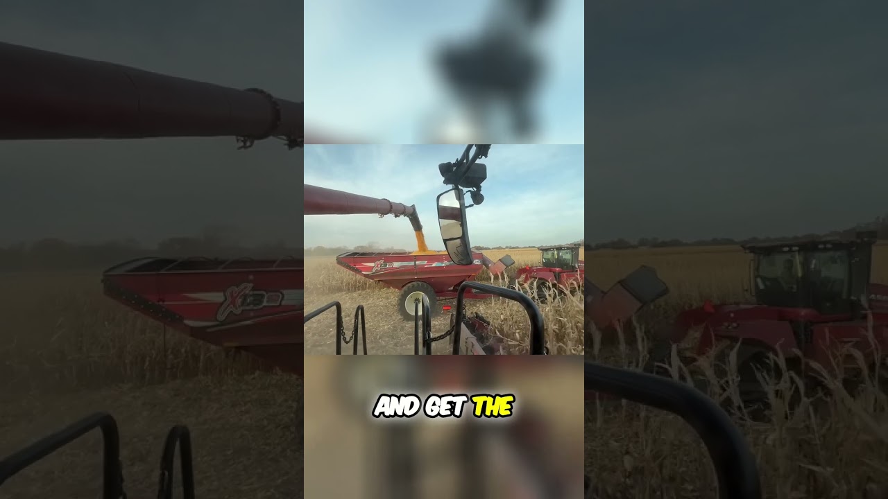 Combine Harvester: Insane Unloading Speed!